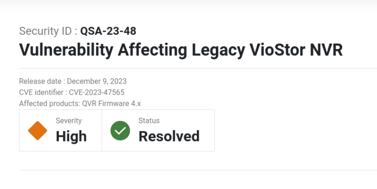 Critical Vulnerability in QNAP’s VioStor NVR Devices Raises Alarms in Cybersecurity Landscape