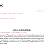 Panasonic Avionics Corporation Discloses Cyberattack and Employee Data Breach