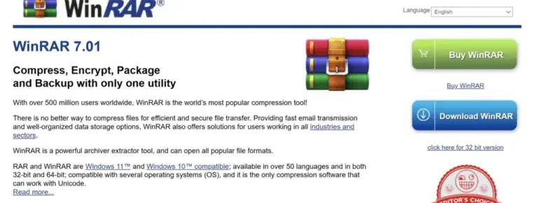 Alert: beware of deceptive WinRar impersonation website