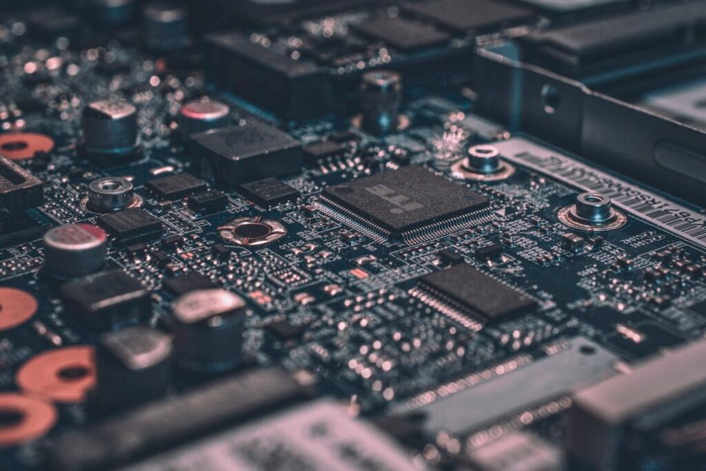 Circuit board close-up representing advanced persistent threat cyber espionage