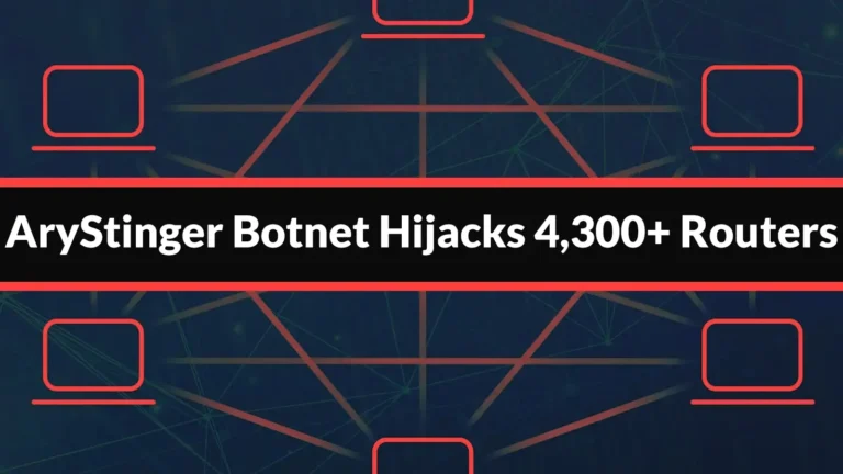 AryStinger Botnet Hijacks 4,300+ Routers to Build Global Covert Attack Proxy Network