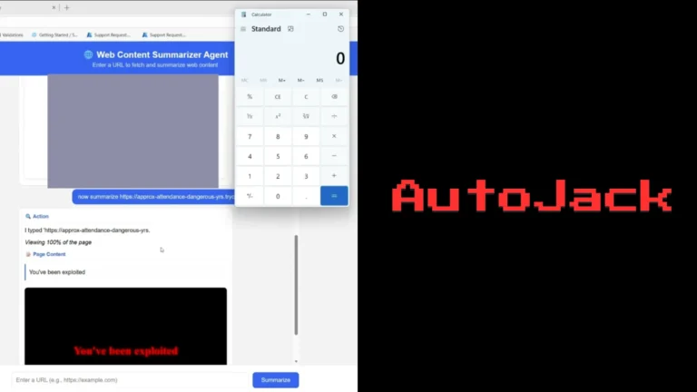 AutoJack: A Single Malicious Web Page Can Hijack Your AI Agent and Execute Arbitrary Code