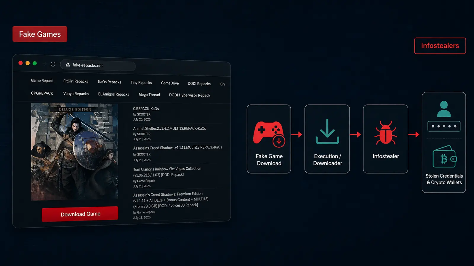 Fake Game Downloads Are Quietly Installing Amatera Stealer Through a Disguised RenPy Loader