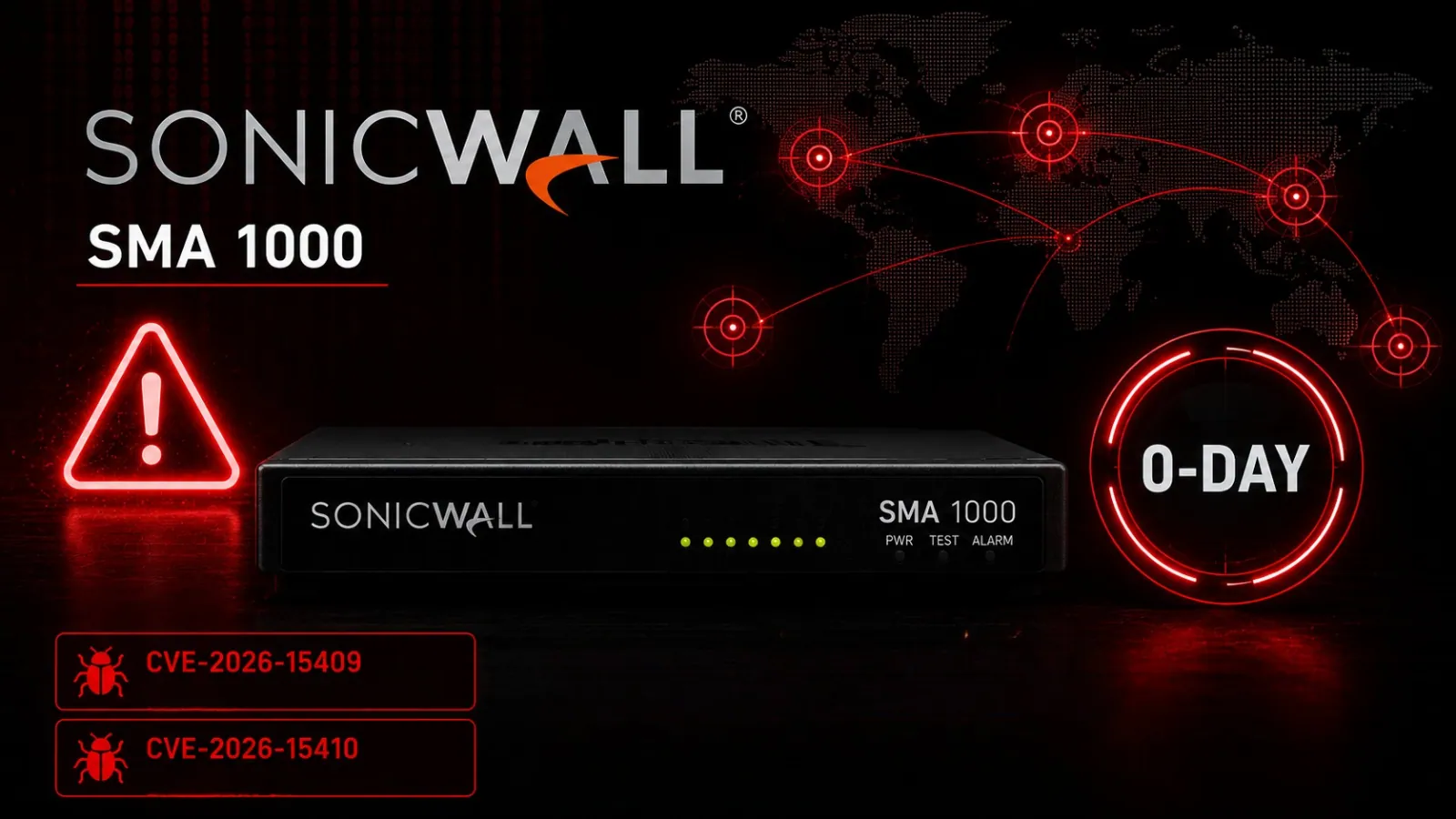 SonicWall SMA1000 Zero-Days Under Active Attack: Perfect-10 Flaw Chained for Root Access